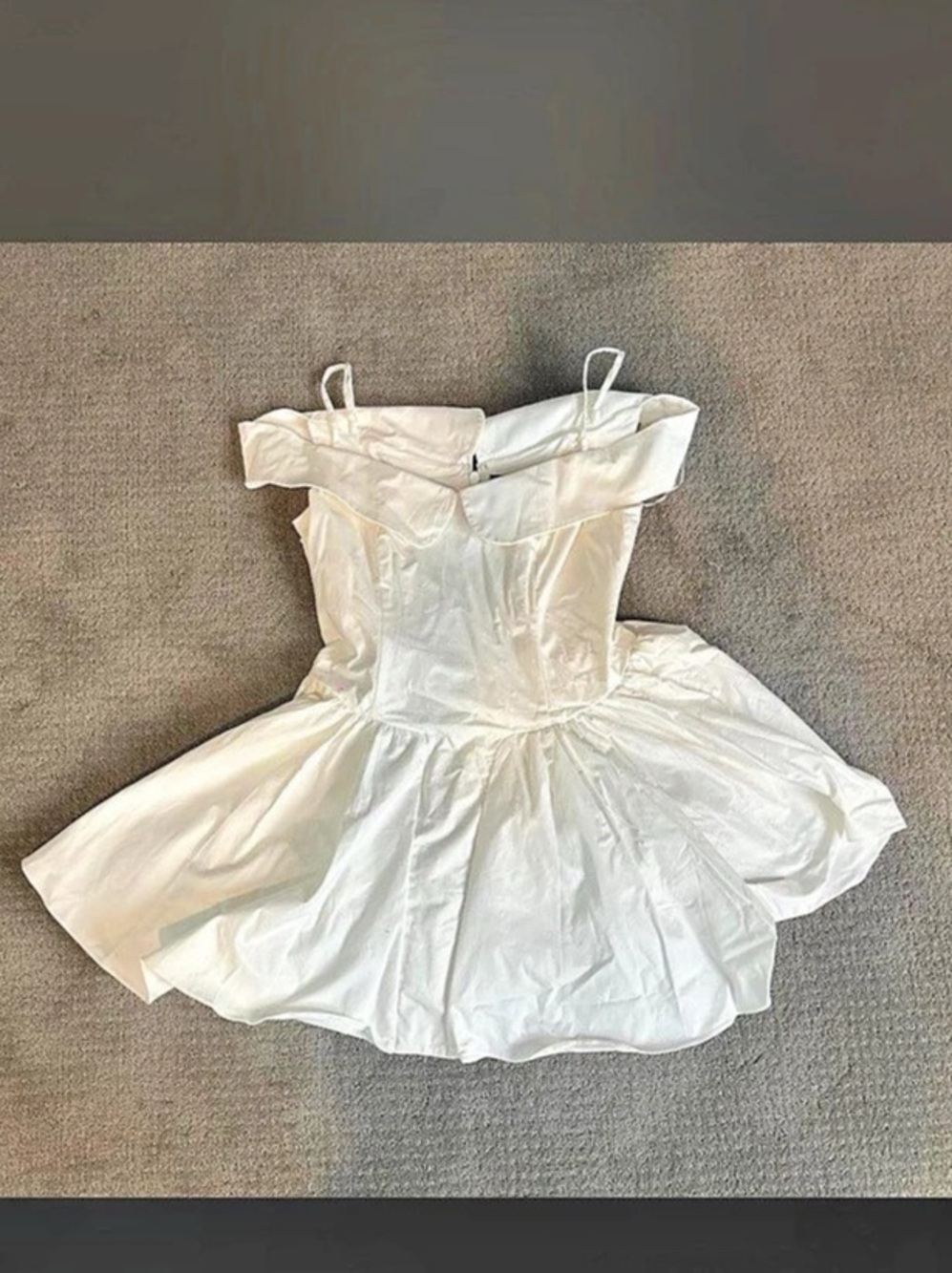 White off the shoulder mini dress #fashionnova